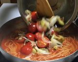 ナスとトマトのパスタ・冷製リゾッタータ作り方17写真