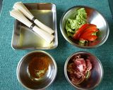 簡単お手軽！カレー焼き素麺作り方1写真