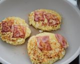 キャベツと長芋を使った定番のお好み焼き作り方14写真