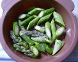 えびとアスパラのマヨカレー作り方2写真