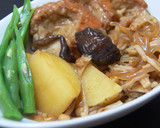 ❀仙台麩ときのこと白滝のすき焼き風❀作り方7写真