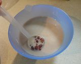 小豆ミルクのババロア♪ムース風♪作り方3写真