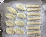 【保育園おやつ】ツナと切干大根のぎょうざ作り方3写真