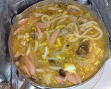ギョニソと野菜のかき玉煮込みうどん作り方6写真