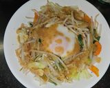 レンジde巣籠り半熟卵のシャキシャキ野菜味噌だれ作り方7写真