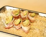 ベーコン巻きズッキーニ串焼き＋α作り方4写真