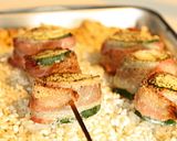 ベーコン巻きズッキーニ串焼き＋α作り方5写真