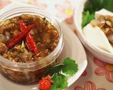 自家製食べるラー油でラッキョウの味噌炒め作り方3写真