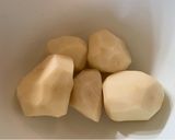 週末の朝ごはん、簡単ジャガイモ炒め作り方1写真