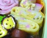 お弁当✿かまぼことネギの卵焼き作り方12写真