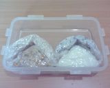 【お弁当】　☆ アイルーメラルー弁当 ☆作り方4写真