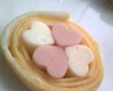 ✿お弁当♪ ハート４つのお花✿作り方5写真