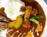 骨付きチキンと夏野菜のカレー作り方15写真