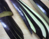 レンジで簡単☆蒸しなすのさっぱり和え作り方1写真