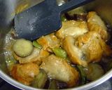宮城の郷土料理！ナスとあぶら麩の煮物作り方5写真