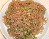 白滝と枝豆のコチュジャン焼き肉のたれ炒め作り方8写真