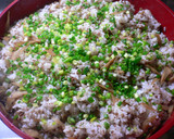 合びき肉とごぼうのまぜまぜごはん♪作り方6写真