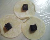 ✿ぎょうざの皮でキャンディーチョコ✿作り方1写真