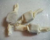 ✿ぎょうざの皮でキャンディーチョコ✿作り方2写真