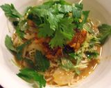 アジアン屋台風　香ばし鶏団子の甘酢麺作り方14写真