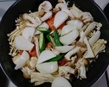 ワンパンでOK！鮭と野菜の醤油麹焼き作り方2写真