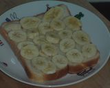 簡単朝食☆バナナトースト作り方1写真