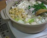 ふわふわ鶏団子の塩ちゃんこ鍋作り方6写真