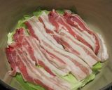 キャベツと豚肉のミルフィーユ作り方2写真