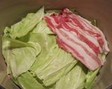 キャベツと豚肉のミルフィーユ作り方3写真