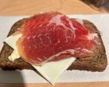 約3分で出来る生ハムオープンサンド作り方4写真