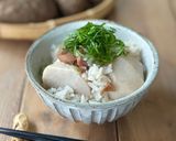 簡単♪里芋と梅干しの炊き込みご飯作り方4写真