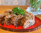挽き肉の千草焼き作り方20写真