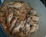 鶏肉と40かけのニンニク作り方4写真