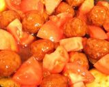 フライパン1つ!肉団子と夏野菜のグラタン作り方3写真