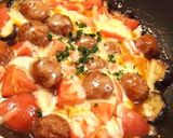 フライパン1つ!肉団子と夏野菜のグラタン作り方4写真