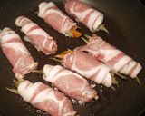 きんぴらごぼう肉まき★作り方2写真