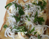 釜揚げしらすの紫蘇の目玉焼きトースト♪作り方1写真