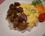 カフェめし風？バルサミコチキンの親子丼！作り方7写真