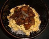カフェめし風？バルサミコチキンの親子丼！作り方8写真