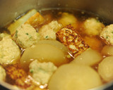 大根と鶏団子と焼き豆腐のさっぱり煮作り方6写真