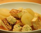 大根と鶏団子と焼き豆腐のさっぱり煮作り方7写真