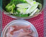 鶏肉とブロッコリーのやわらか味噌ミルク煮作り方1写真