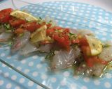 スズキ（白身魚）のカルパッチョ作り方4写真