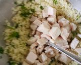 サラダチキンとパセリのレモンクスクス作り方3写真