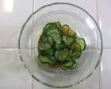 ♪弁当女子♪　きゅうりの酢の物作り方3写真