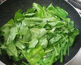 台湾家庭の味★空心菜のにんにく炒め作り方5写真