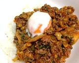 カフェのキムチ納豆ひき肉丼(^-^)作り方4写真