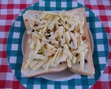 食べるラー油で❤チーズトースト作り方2写真