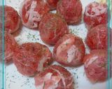 ジュワッとTomatoのくるくる肉巻き作り方1写真