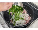 豚肉と舞茸のピリ辛あんかけ皿うどん★動画あり★作り方15写真